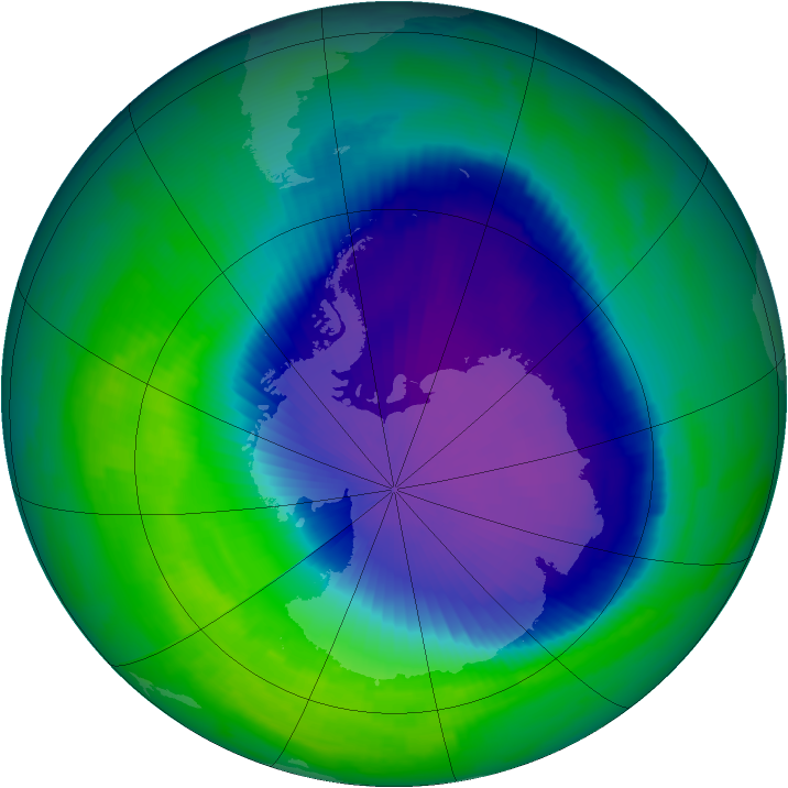 Ozone Map 1997-10-16